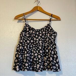 SHEIN Black Floral Camisole